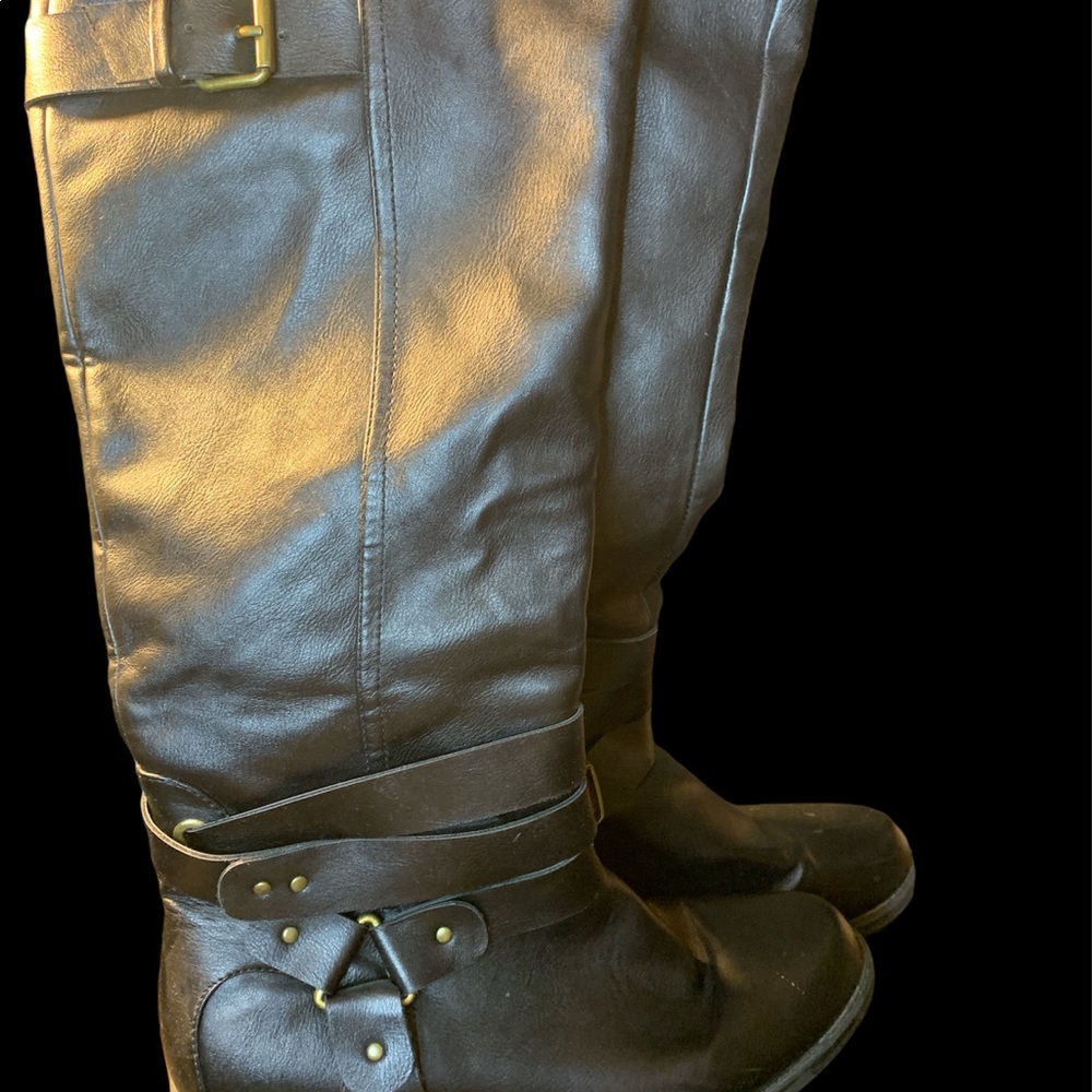 JustFab Riding Boots - Picture 3 of 4
